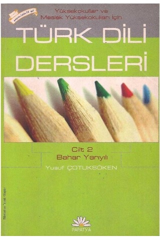 Türk Dili Dersleri Cilt 1 Ve 2 - Yusuf Çotuksöken