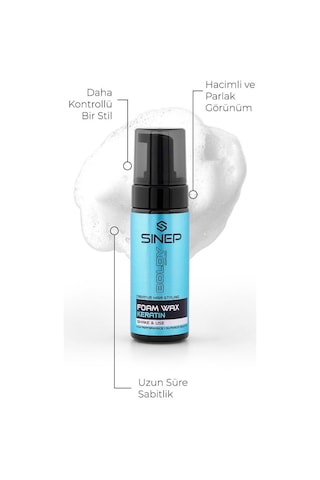 Sinep Boldy Series Keratin İçerikli Foam Köpük Wax 150 Ml