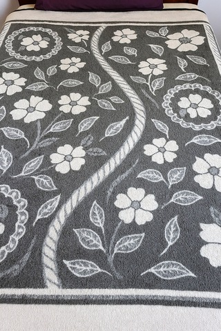 Algelsineve Harmoni Çift Kişilik Peluş Uşak Battaniyesi, 2,75kg Haki