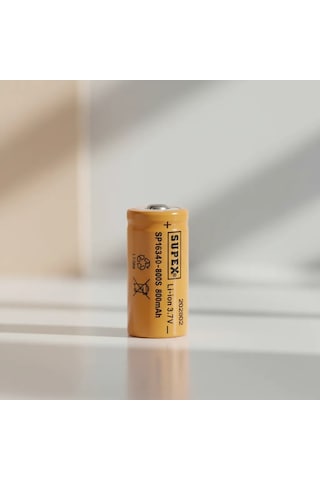 16340 3,7v 800 Mah Başlıklı Pil