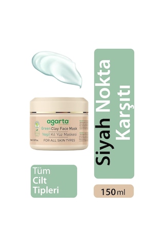 Agarta Doğal Yeşil Kil Maskesi  150 ML