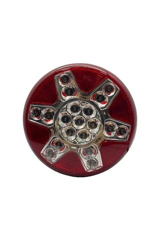 24v Stop-park-sinyal Lambası Ledli Yuvarlak Güleryüz Cobra-mıtsubıshı-otokar-temsa 122 Mm