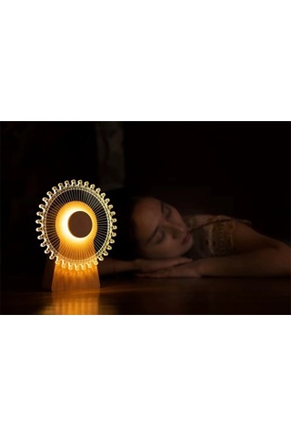 Dekoratif Işıklı Yel Değirmeni
