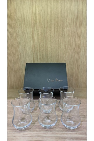 Bohemia Kristal Sandro Moreno Kristal 6 Lı Çay Bardağı Şeffaf
