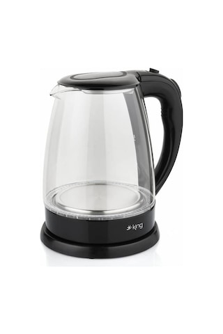 KİNG KSI1001 Alice 1.8 Lt Işıklı Cam Kettle Su Isıtıcı KİNG KSI1001 Alice 1.8 Lt Işıklı Cam Kettle Su Isıtıcı