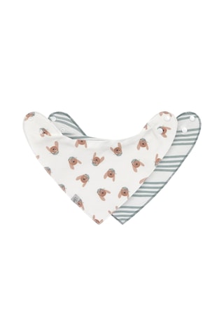 Lassig Tiny Team 2'li Bandana Önlük Köpek Temalı Çok Renkli