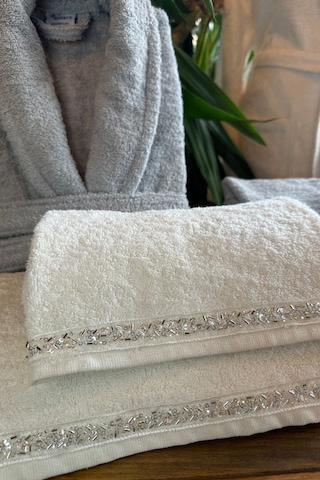 Elart Vals Aile Bornoz Seti 6 Parça Gri Gri