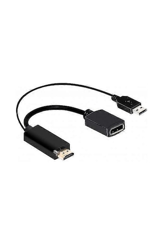 4k Usb Ed Hdmi - Dp Display Port Fe Dönüştürücü Adaptör Ces Hdmi Kablo Adaptörü Dönüştürücü / Dizüstü Bilgisayar