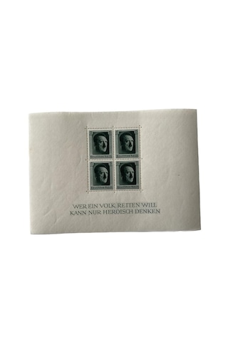 Adolf Hitler 48 Doğum Günü Damgasız Pul Bloğu 016