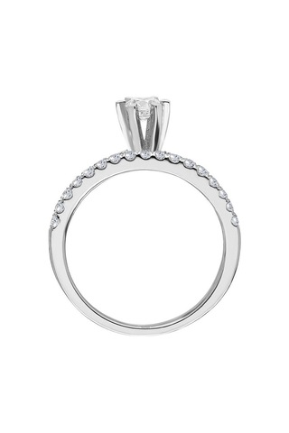 Sirius Toplam 0,53 Ct Pırlanta Tektaş Yüzük Ve Alyans 0807R0052