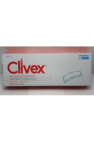 Şeffaf Hazır Pansuman Örtü 9cmx30cm 25 Adet C6130p