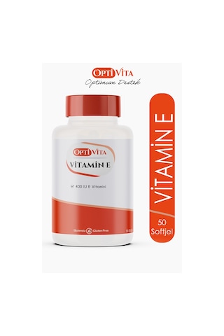 Optivita Vitamin E 400 IU 268 MG 50 Softjel