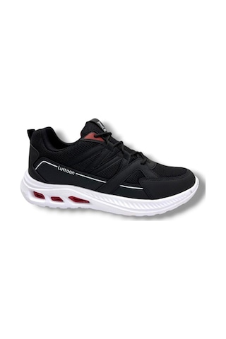 Luttoon 4157-26 Anorak Anatomik Erkek Sneaker Siyah Beyaz Kırmızı