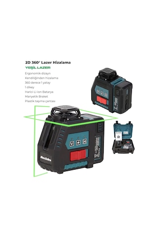 Max-extra Mxp03g Lazer Hizalama Cihazı 3.7v 5200mah Taşıma Çantalı