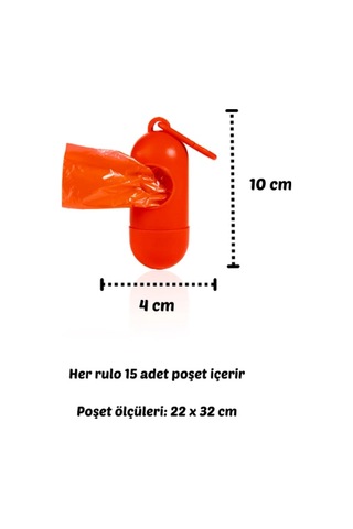 Bamm Bamm Çanta Boy Kirli Bebek Bezi Çöp Poşeti ve Taşıma Çantası (Kırmızı)