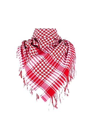 Askeri Puşi, Şal, Bandana, Eşarp Kırmızı - Beyaz