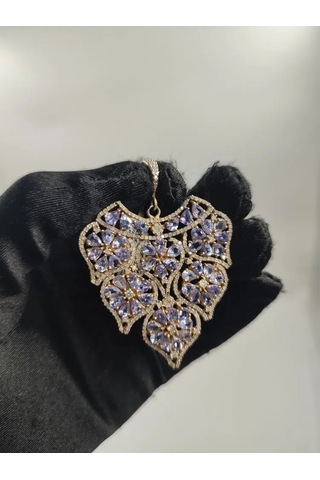 Tanzanit Taşı Elmas Kolye Ucu 212