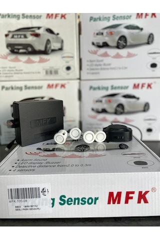 Mfk Universal Park Sensörü Sesli Beyaz 18 Mm