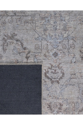 Madame Coco Solenne Mandala Halı - Gri/bej - 80x300 Cm 8684427223147 Çok Renkli