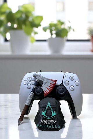 Assassin's Creed Playstation Konsol Standı Kol Tutucu Stand Joystick Standı Ps4/ps5/xbox Uyumlu Siyah