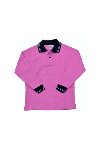 Kolej Polo Yaka Sweat Pembe Bgl-ymrtp-5 001