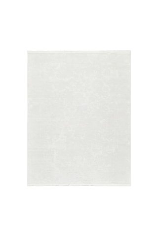 Merinos Vista Beyaz Renk %100 Akrilik Parlak Dokuma Motif Desenli Yumuşak Dokulu Salon Oturma Odası Halısı 76338-60