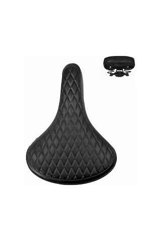 Epic 26x200 Saddle Geniş Yumuşak Yaylı Bisiklet Selesi Koltuğu Siyah