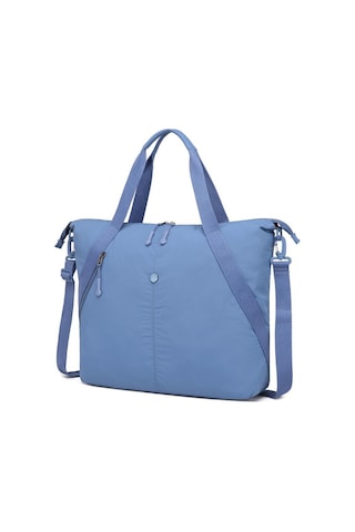 Smart Bags Mikro Poly Kumaş Büyük Boy Kadın Omuz Çantası 3335 Mavi 68627392
