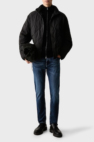 Boss Pamuklu Slim Fit Düz Paça Jeans Erkek Kot Pantolon 50568807 417 Lacivert
