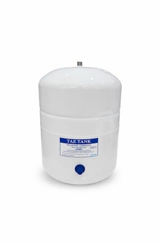 8 Litre Çelik Su Artıma Tankı Tank Vanası Beyaz