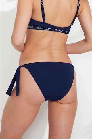 U.S. Polo Assn. Kadın Lacivert Kalın Ipli Bikini Alt Lacivert