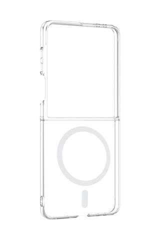 Samsung Uyumlu Galaxy Z Flip 8 Kılıf Kamera Korumalı M-safe Sert Pc Zore Porto Kapak Şeffaf