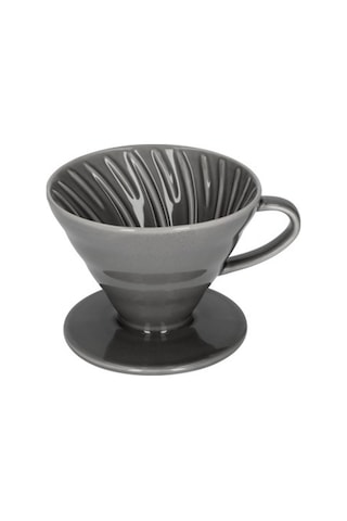 V60 Demleme Seti Seramik Dripper + 100'lü Filtre + Kahve