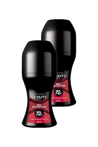 Avon Onduty Max Protection 72H Erkek Roll-On Deodorant 2 x 50 ML