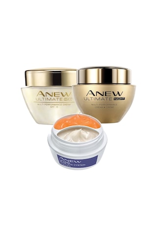 Avon Anew Ultimate Gece Gündüz Yüz Kremi ve Lift İkili Göz Çevres