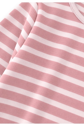 Cigit Çizgili Pijama Takımı 2-8 Yaş Pembe Çizgili
