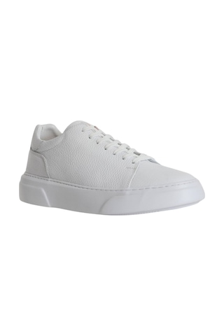 Lufian Tommy Erkek Deri Sneaker Ayakkabı 111230187100500 - Beyaz