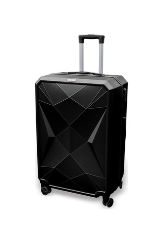 Coral High Diamond Abs Siyah Büyük Boy Valiz 16603