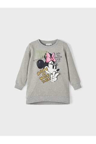 Name It Disney Gri-melanj Kız Çocuk Sweatshirt 13221139 001