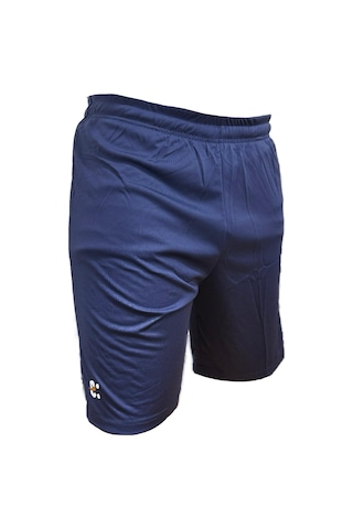 Baskılı Unisex Lacivert Polyester Şort L Beden Mavi