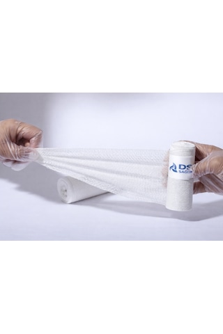 Elastik Sargı Bezi 25 Li Paket 10 Cm X 2 M Esnek, Hava Geçirgen, Kaymaz Medikal Bandaj
