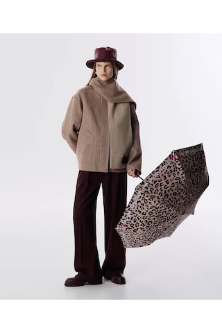 Twist Çıkarılabilir Atkılı Açık Kahverengi Kadın Kaban Tw6250008026 Açık Kahverengi