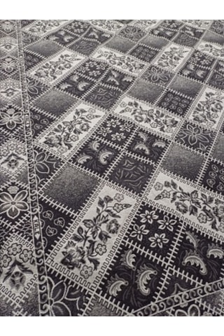 Savan Dokuma Halı Örtüsü 6m² 200 300 Kale Gri4 Gri