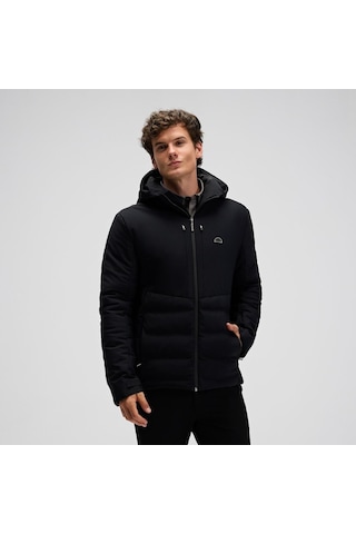 Ellesse Em540-bk Kapüşonlu Erkek Mont - Siyah Siyah