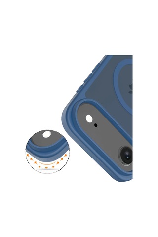 Joko İphone 17 Air Kılıf Jota Seri Magsafe Kapak Lacivert