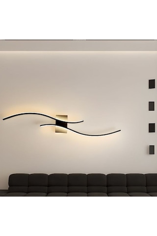 Kıvrım Kıvrım Model Led Beyaz Işık Ultra Power Led Avize X