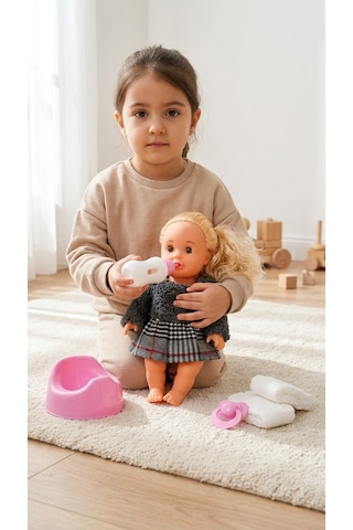 Asel 35 Cm Altını Islatan Ve Konuşan Et Bebek
