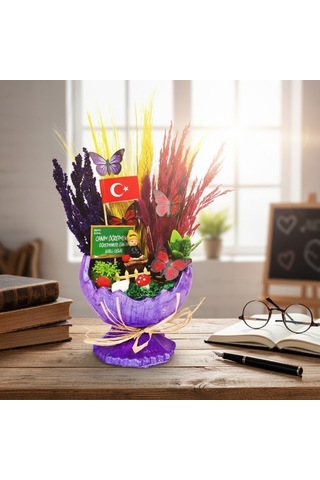 Küçük Kırık Yumurta Teraryum - Öğretmenler Günü Hediyesi