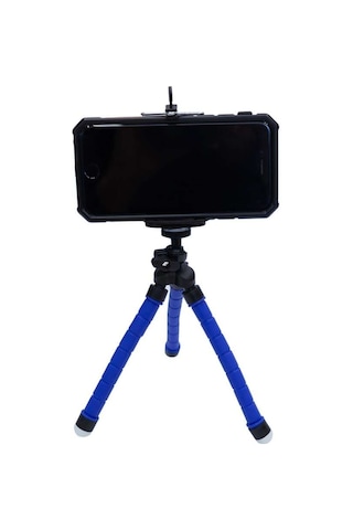 Kingma Esnek Ahtapod Tripod Telefon Tutucu Kırmızı