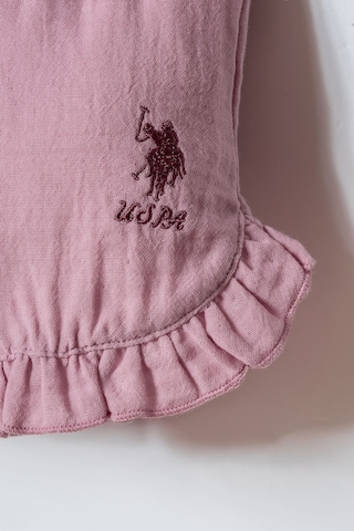 U.s. Polo Assn. Kız Bebek Mor Şort Takım Mor